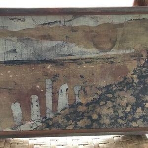 Vintage Batik Painting - Original Kent Bowman - Framed